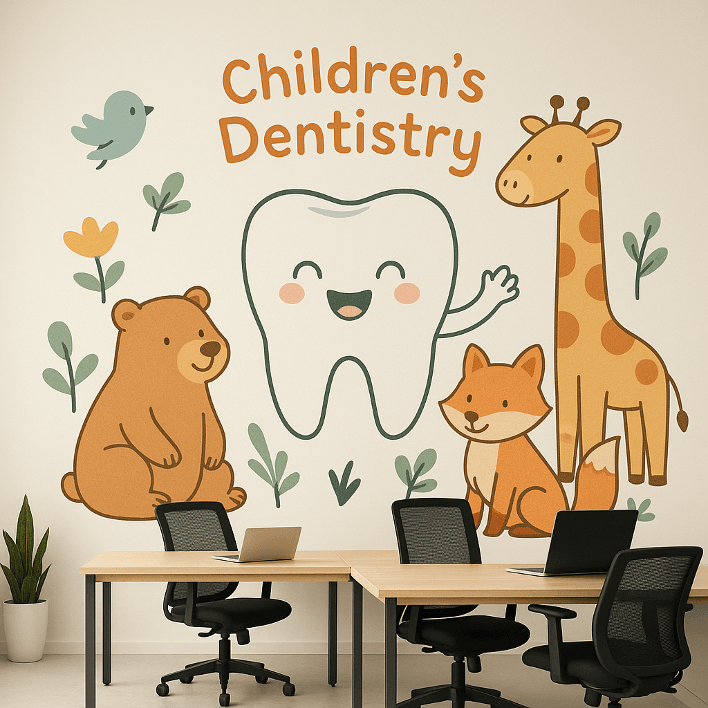 Vinilos y Papel Pintado para Clínicas Dentales Pediátricas